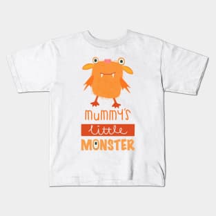 Mummy’s Little Monster Kids T-Shirt